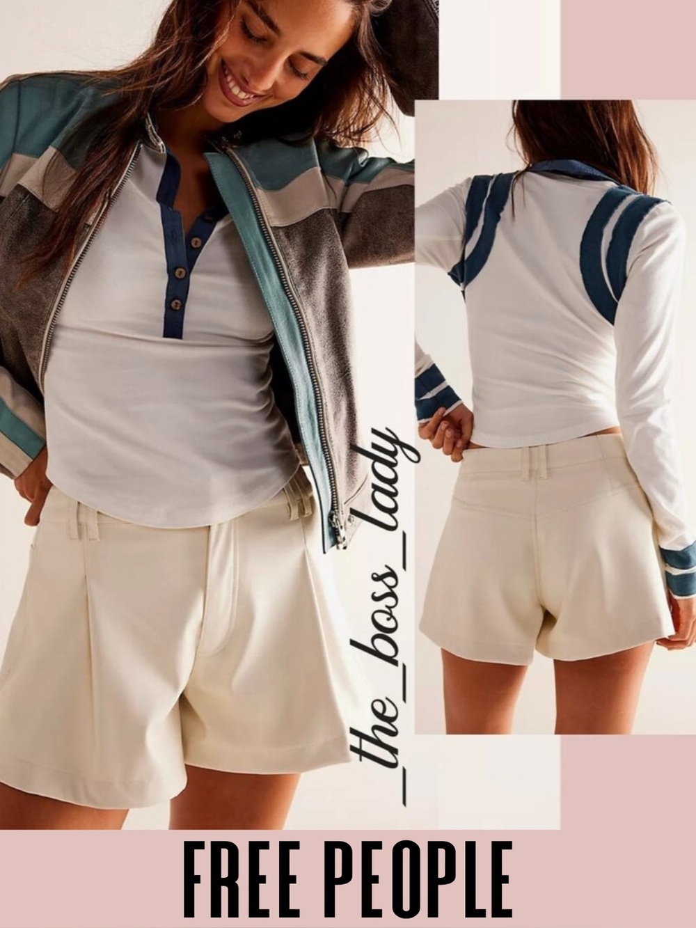 Free People vegan leather shorts wide-leg pleated mid-rise boho 29